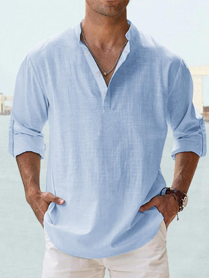 DANTE | RELAXED HENLEY SHIRT