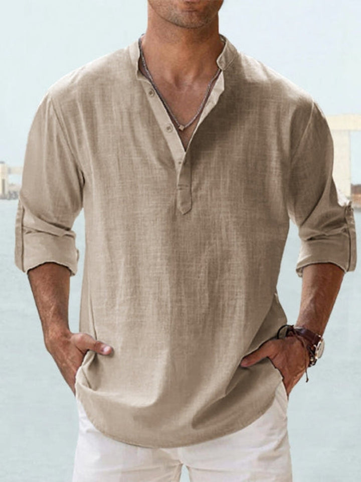 DANTE | RELAXED HENLEY SHIRT