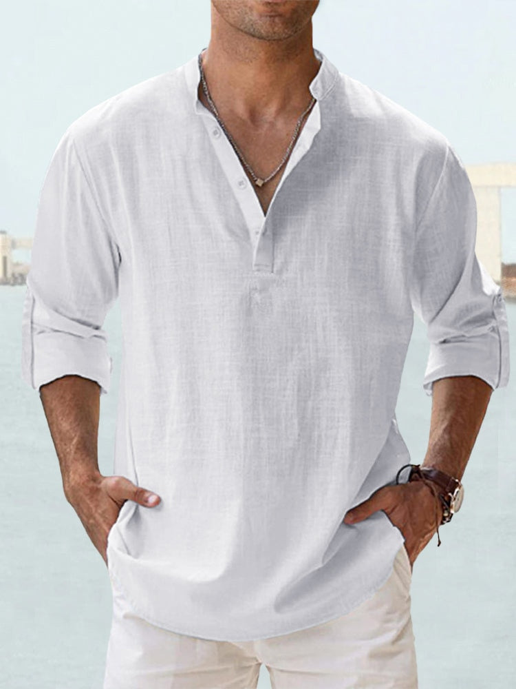 DANTE | RELAXED HENLEY SHIRT