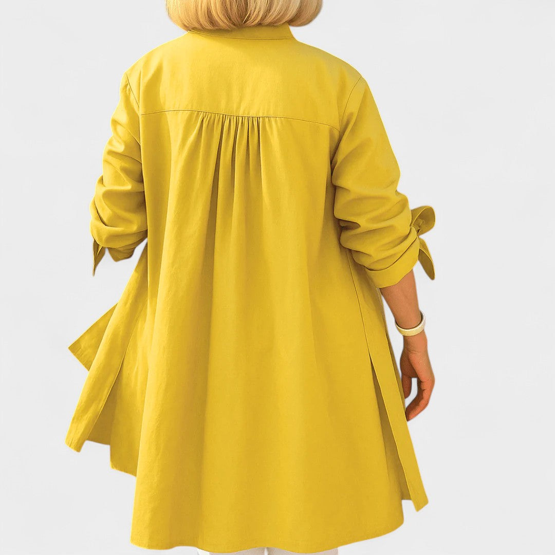 NORTHLINE STUDIO | LONG BUTTON BLOUSE