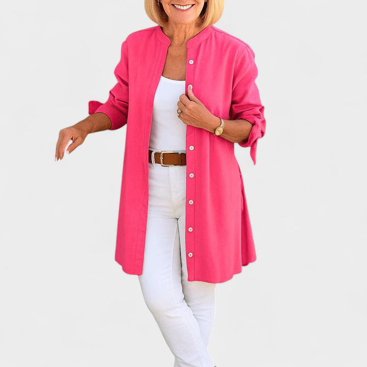 NORTHLINE STUDIO | LONG BUTTON BLOUSE