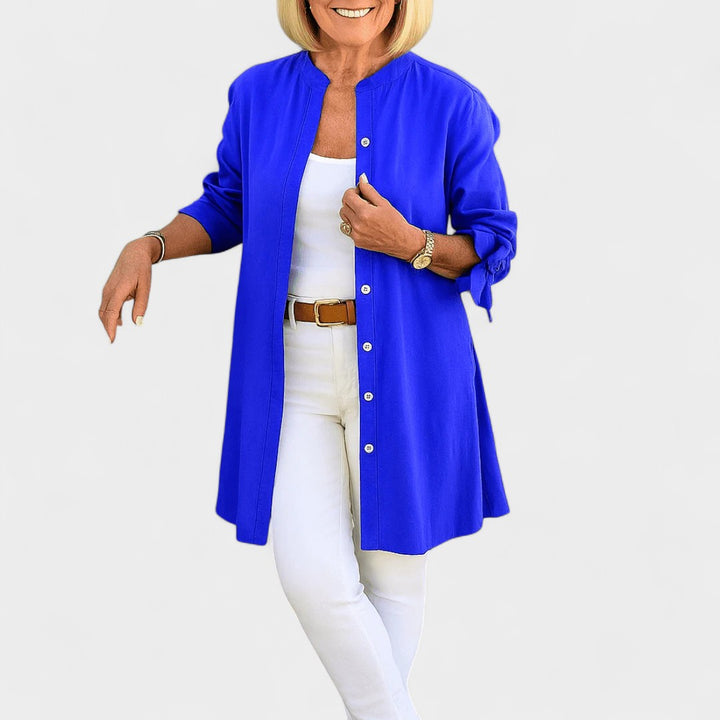 NORTHLINE STUDIO | LONG BUTTON BLOUSE