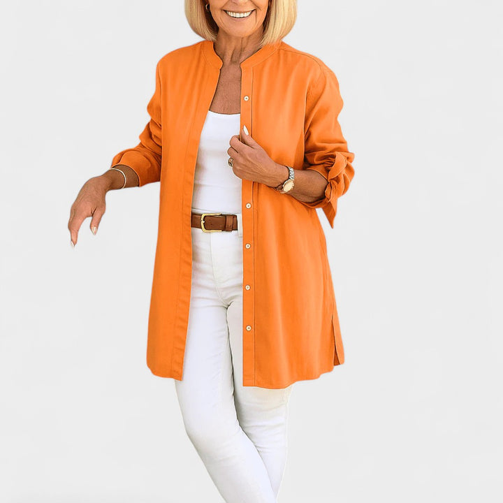 NORTHLINE STUDIO | LONG BUTTON BLOUSE