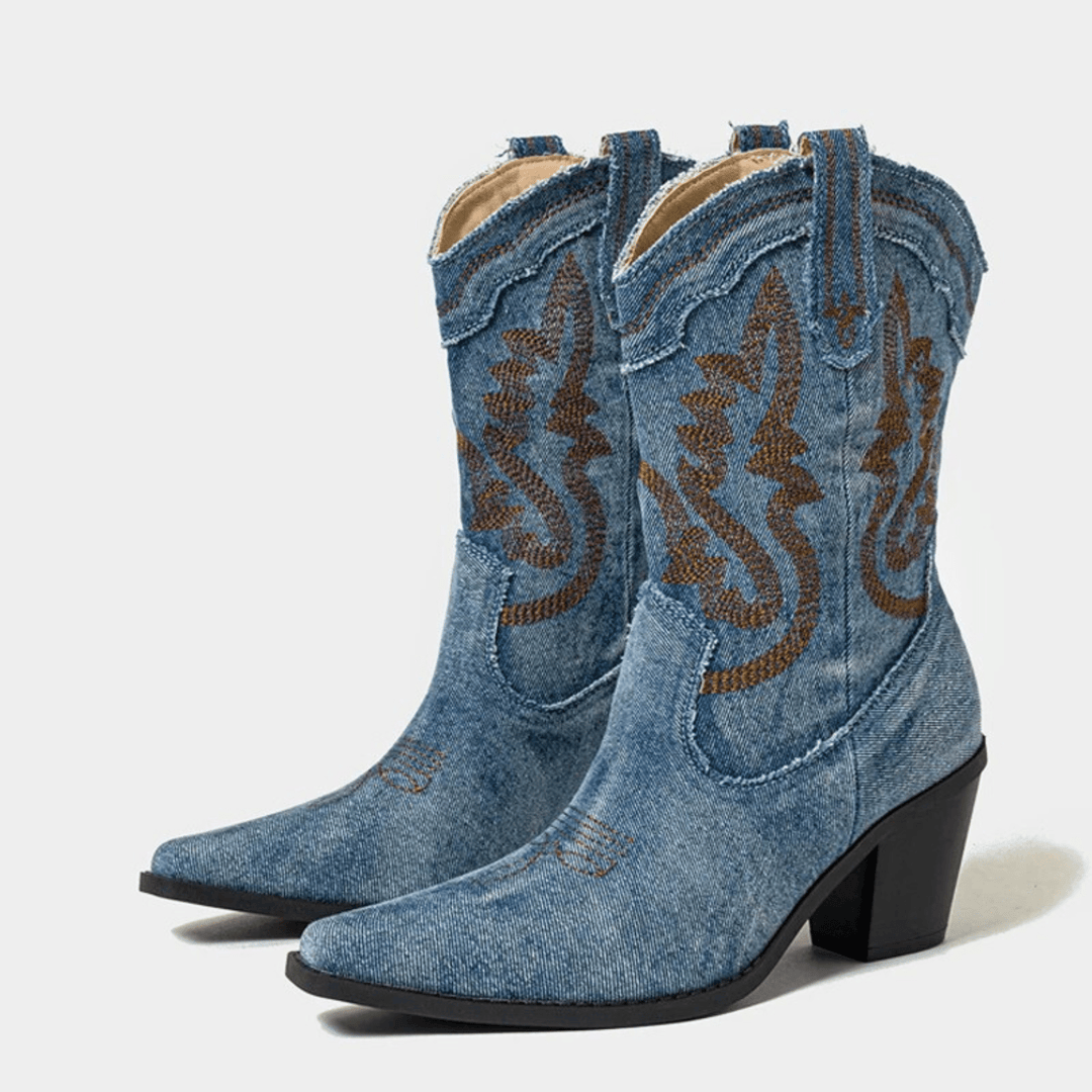 NORTHLINE STUDIO | Denim Ankle Boots