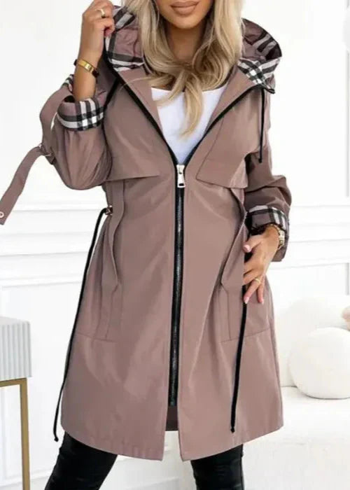 NORTHLINE STUDIO | MODERN HOODED TRENCH COAT