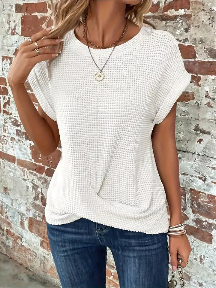 NORTHLINE STUDIO | WAFFLE KNIT TOP
