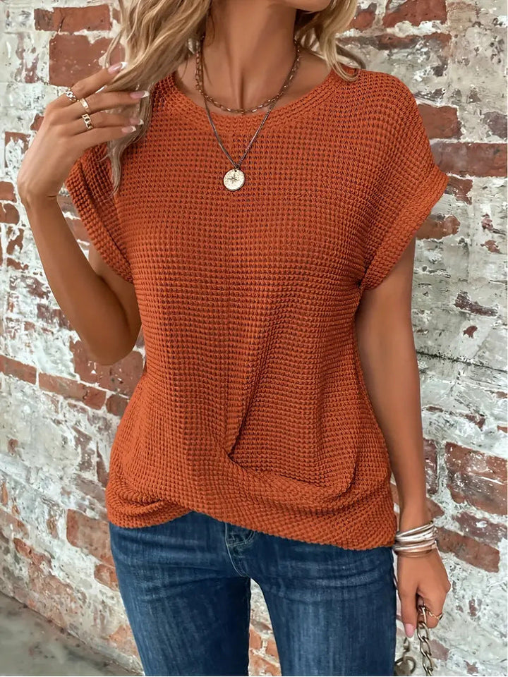 NORTHLINE STUDIO | WAFFLE KNIT TOP