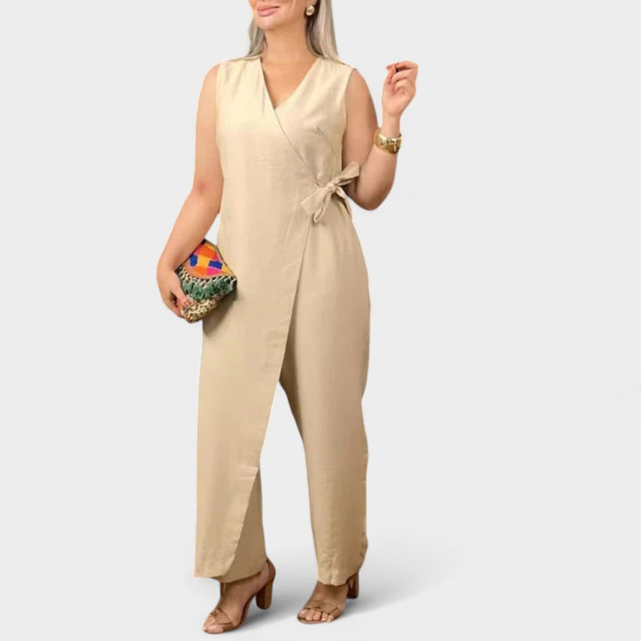SERENA | WRAP TIE JUMPSUIT