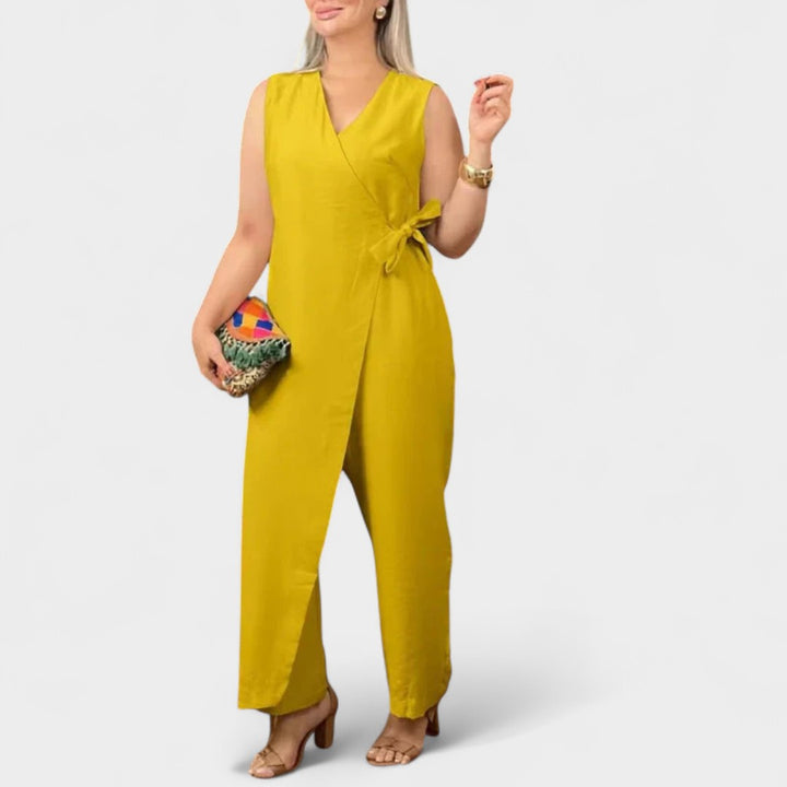 SERENA | WRAP TIE JUMPSUIT