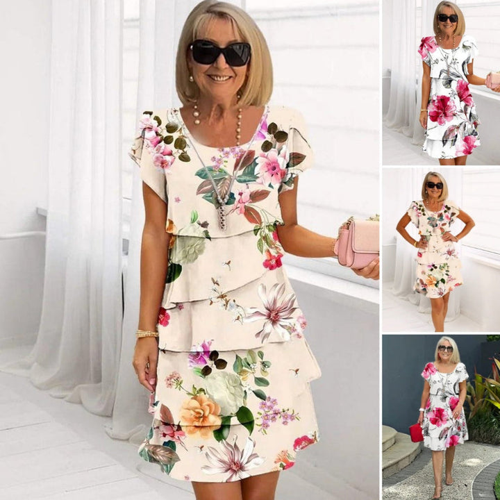 HARPER | LAYERED FLORAL DRESS
