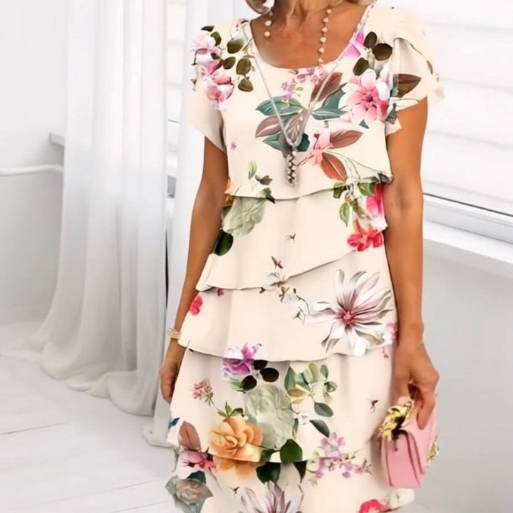 HARPER | LAYERED FLORAL DRESS