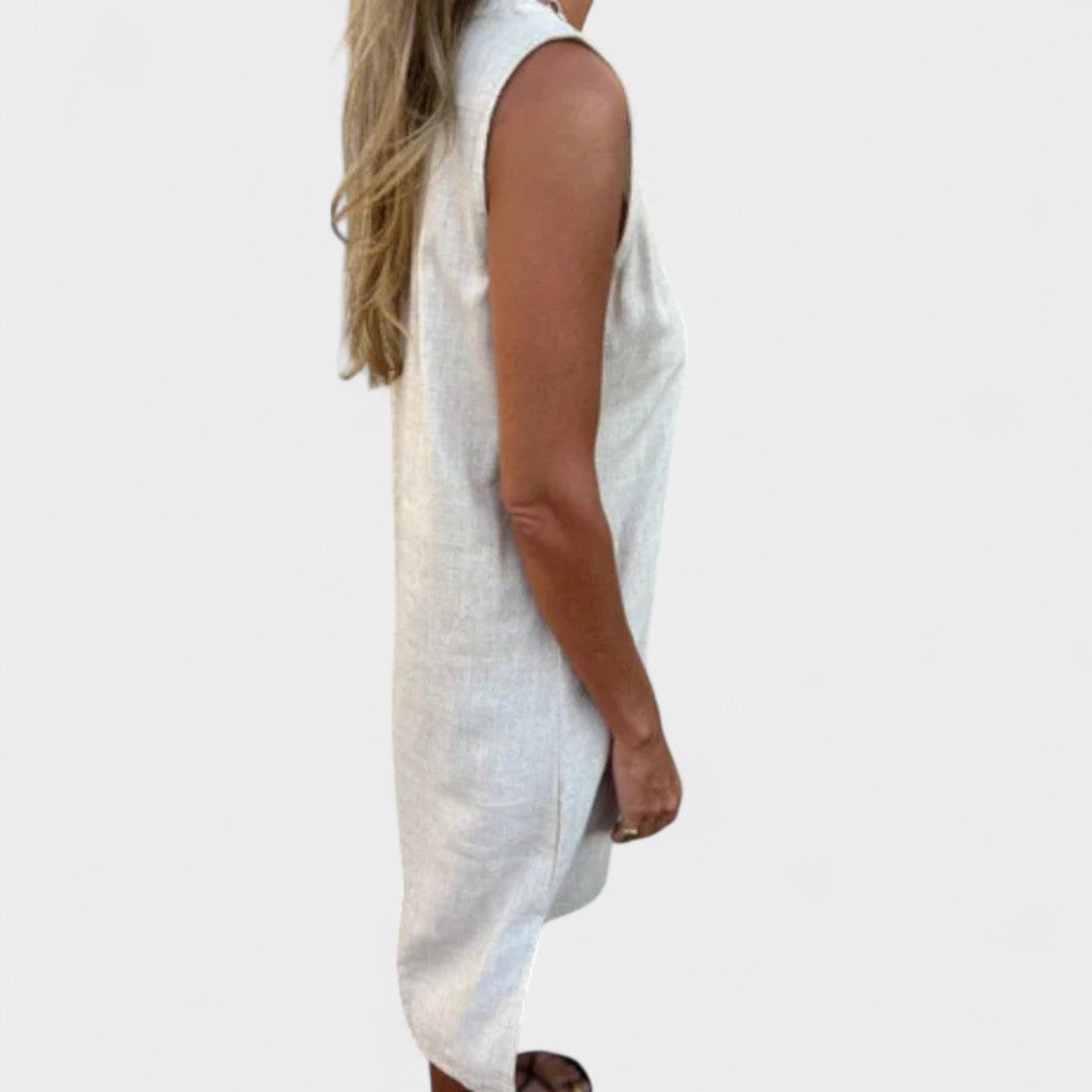 LUCY | SLEEVELESS SHIFT DRESS