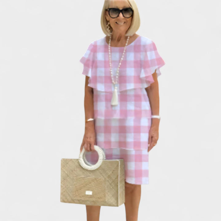 SYLVIA |  | PREMIUM COTTON LAYERED DRESS