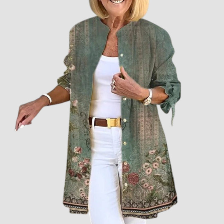 NORTHLINE STUDIO | Light Floral Print Cardigan